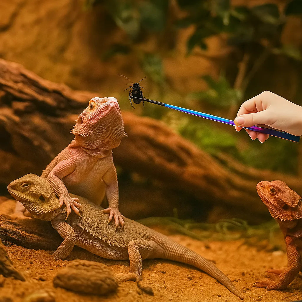 Futterpinzette Reptilien | Edelstahl Futterzange 4er-Set