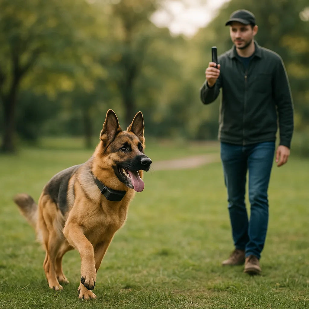 Hundetrainingshalsband | Ton, Vibration & Impuls | 800m