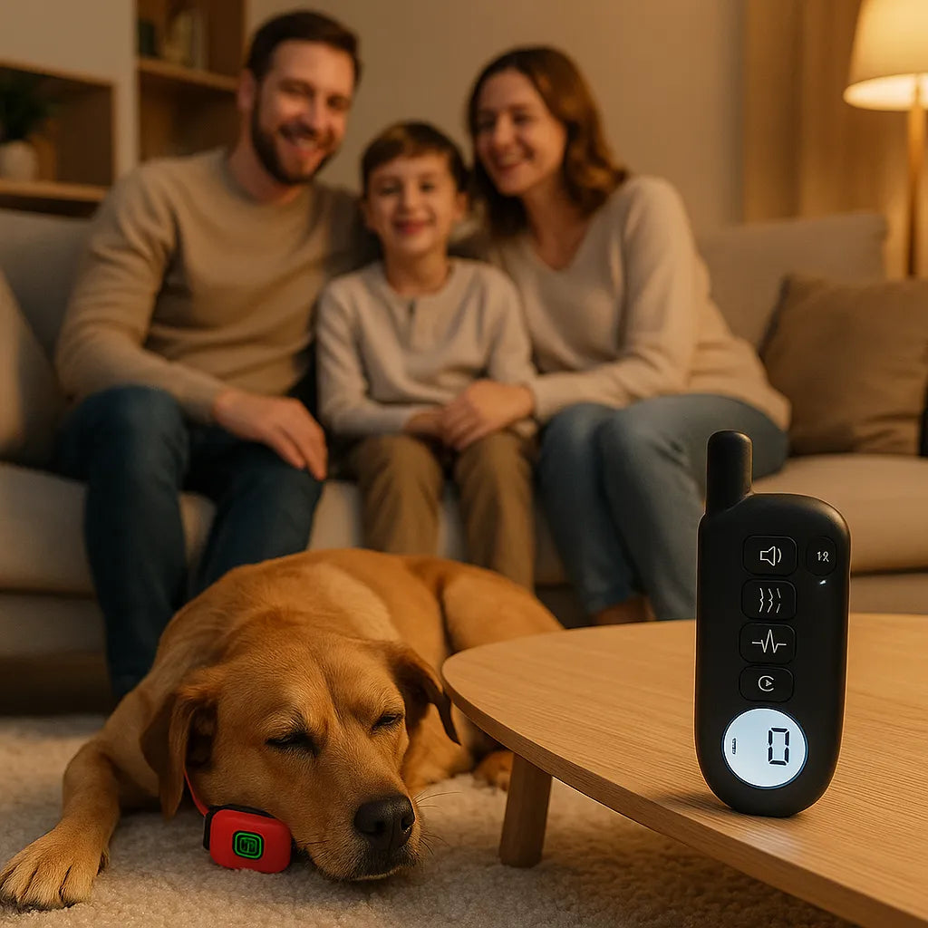 Halsband Hund – Erziehung & Anti-Bell Training mit Ton, Vibration & Impuls