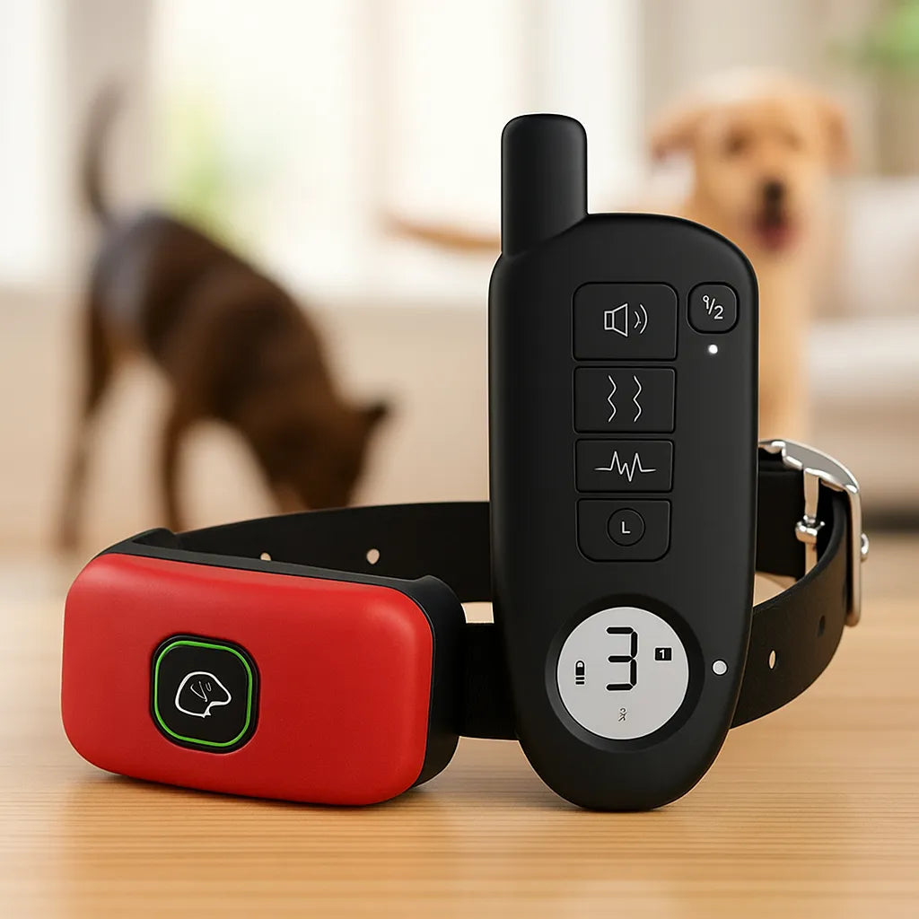 Halsband Hund – Erziehung & Anti-Bell Training mit Ton, Vibration & Impuls