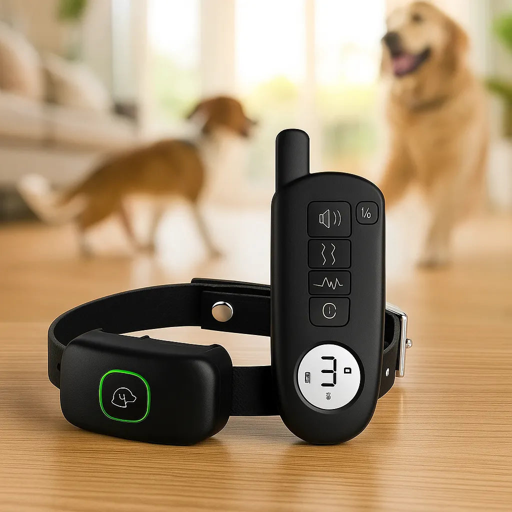 Halsband Hund – Erziehung & Anti-Bell Training mit Ton, Vibration & Impuls