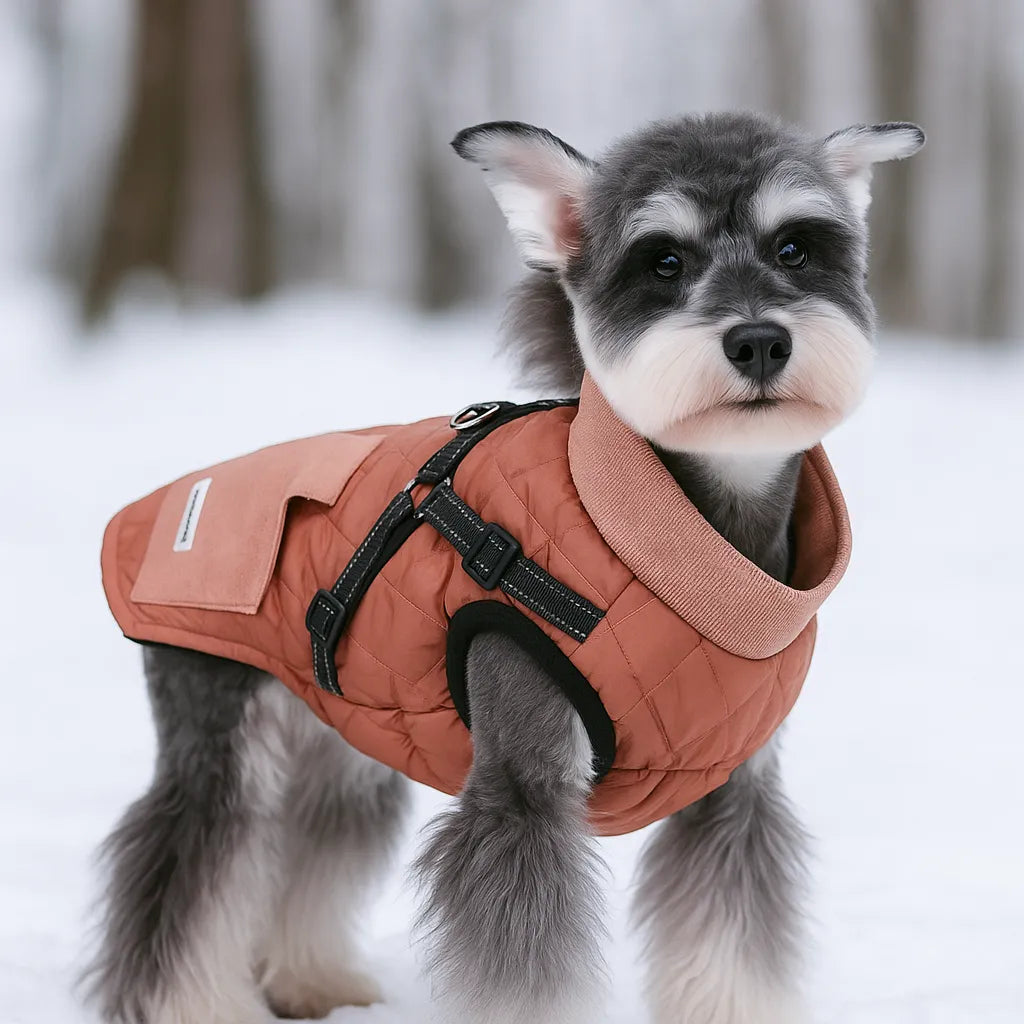 Winter Hundemantel – Wasserdicht, warm & bequem mit verstellbarem Gurt