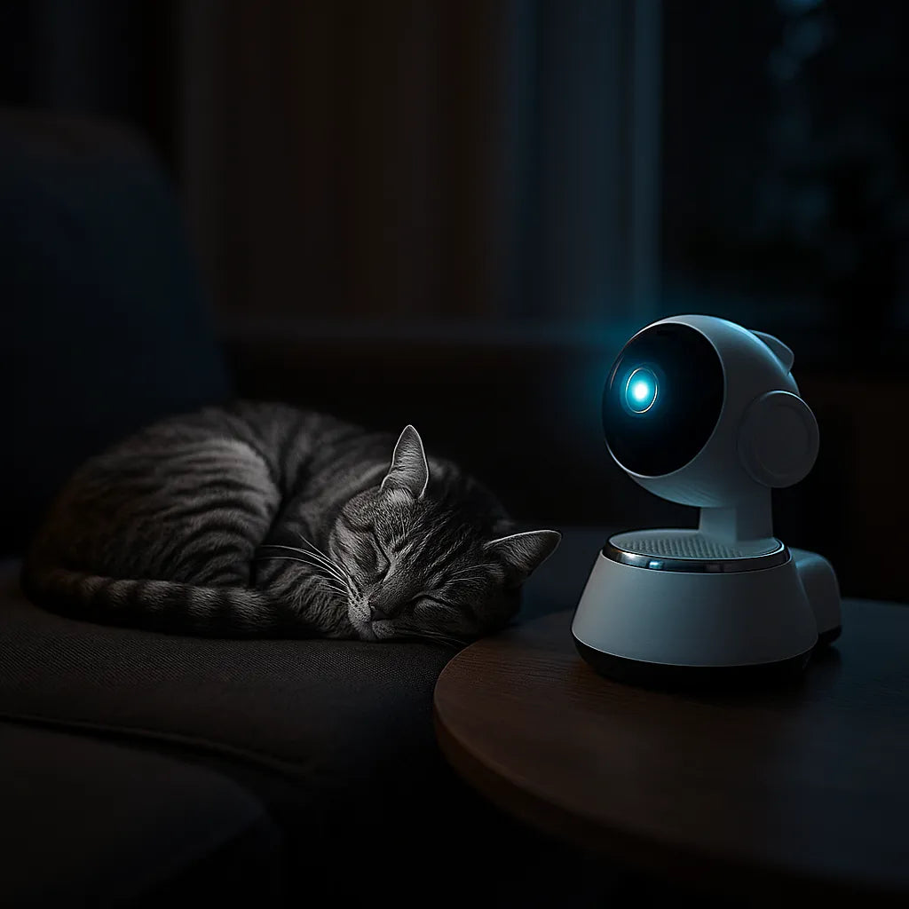 Überwachungskamera für Hunde & Katzen – HD-Video, Nachtsicht & Zwei-Wege-Audio