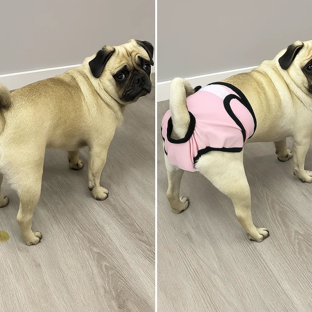 Hundewindeln waschbar | Auslaufsicher & Atmungsaktiv