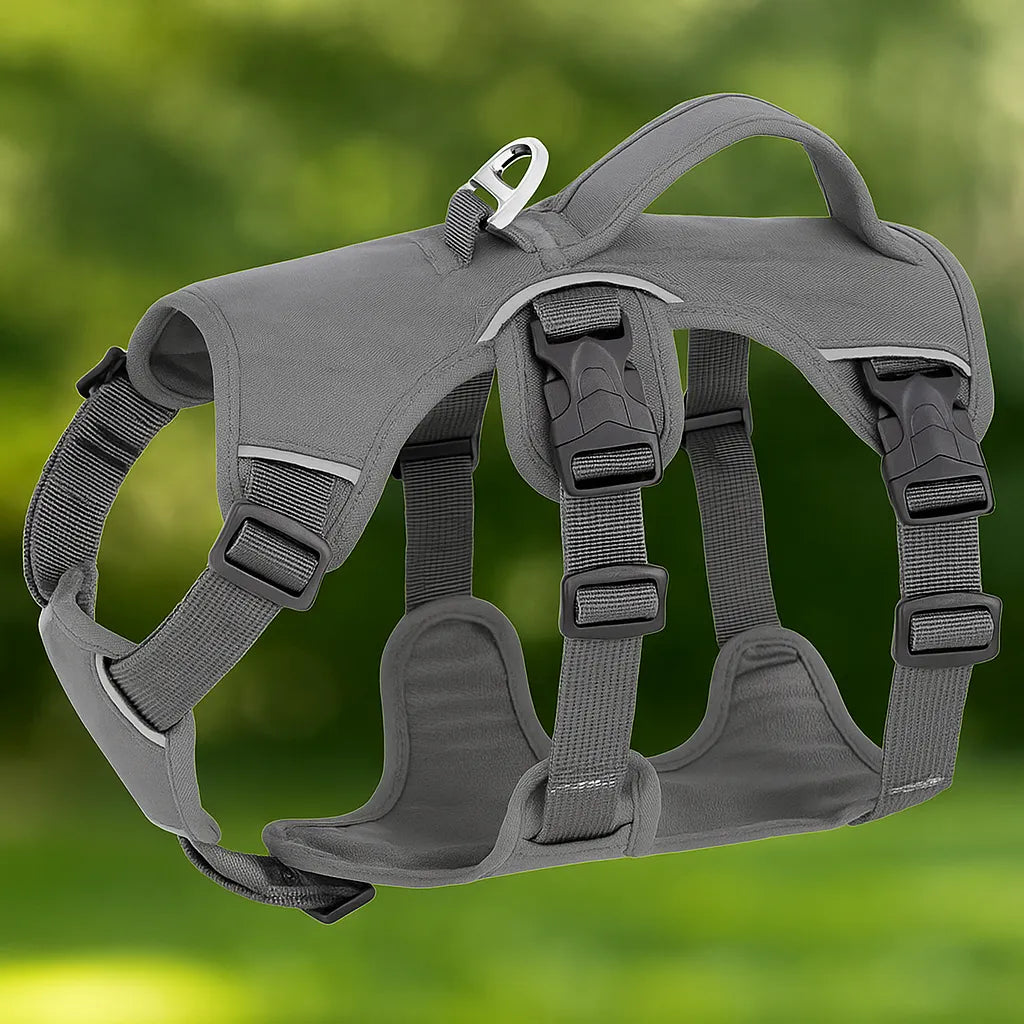 Hundegeschirr gegen Ziehen | Reflektierend & sicher mit Griff