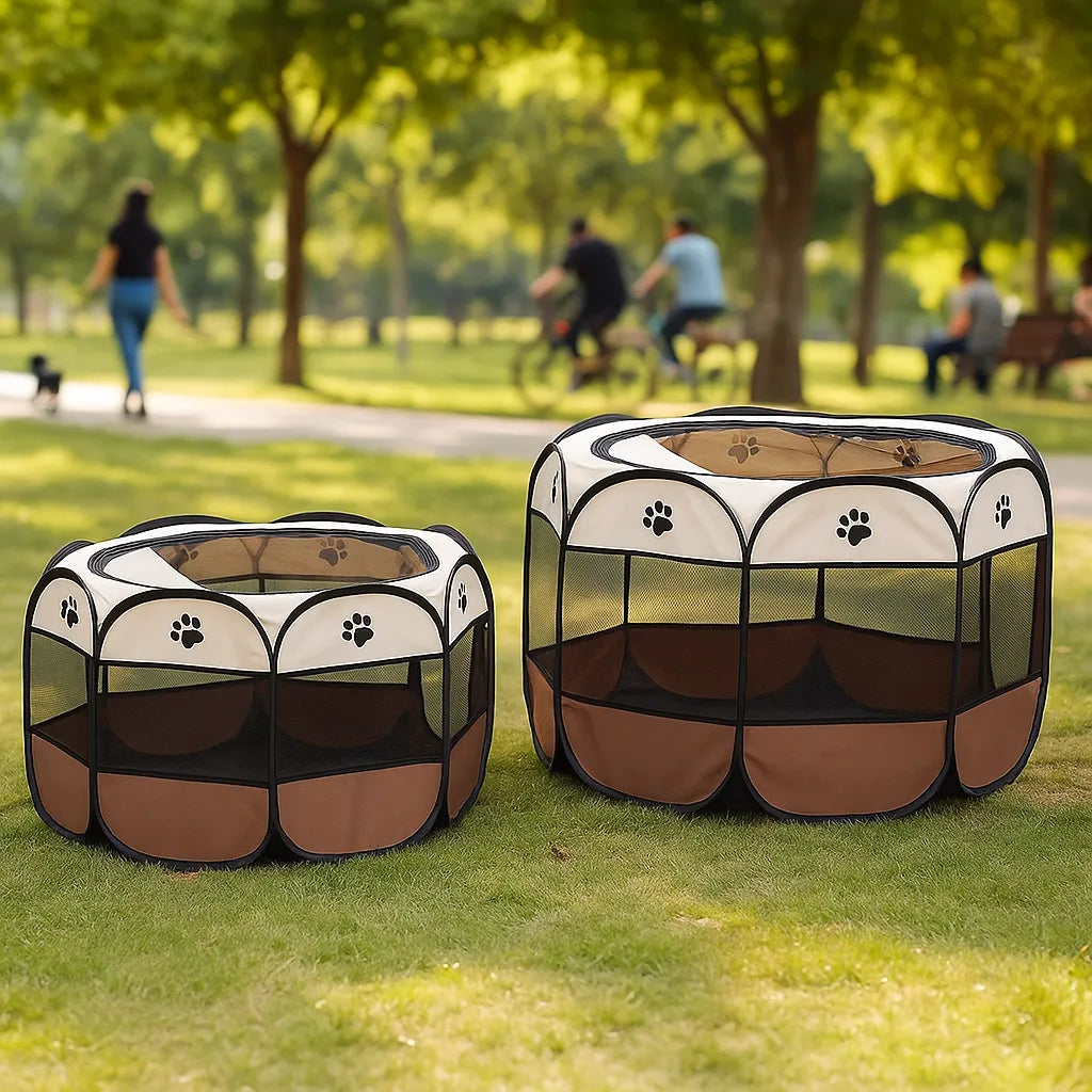 Faltbares Hundezelt | Reisebett & Hundehöhle für unterwegs