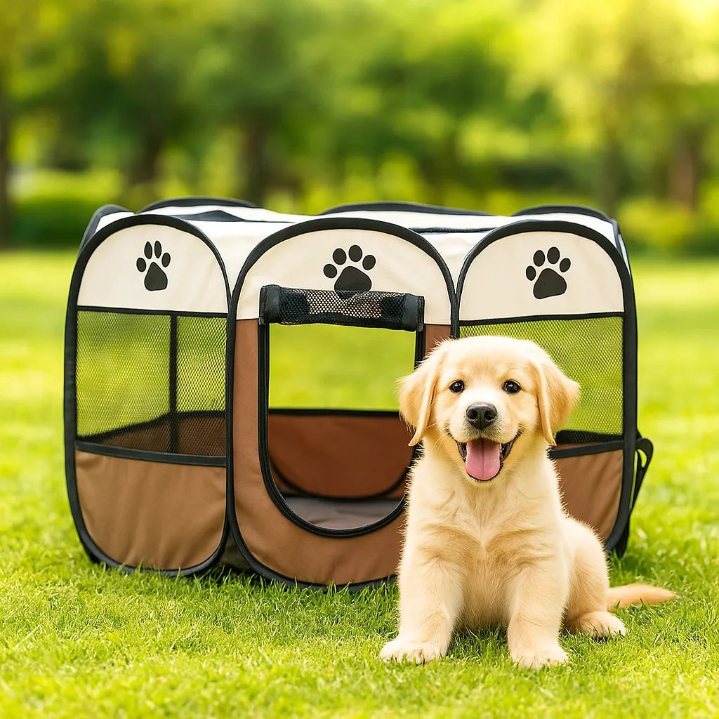 Faltbares Hundezelt | Reisebett & Hundehöhle für unterwegs