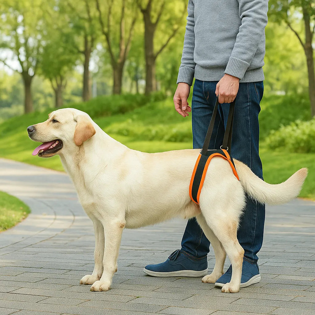 Hunde Tragegeschirr hinten | gepolstert & stabil für Unterstützung