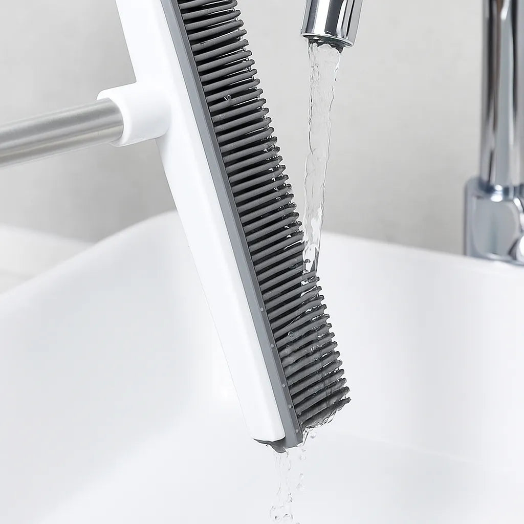 Tierhaarentferner mit Stiel | stabiler Besen für Hunde- & Katzenhaare