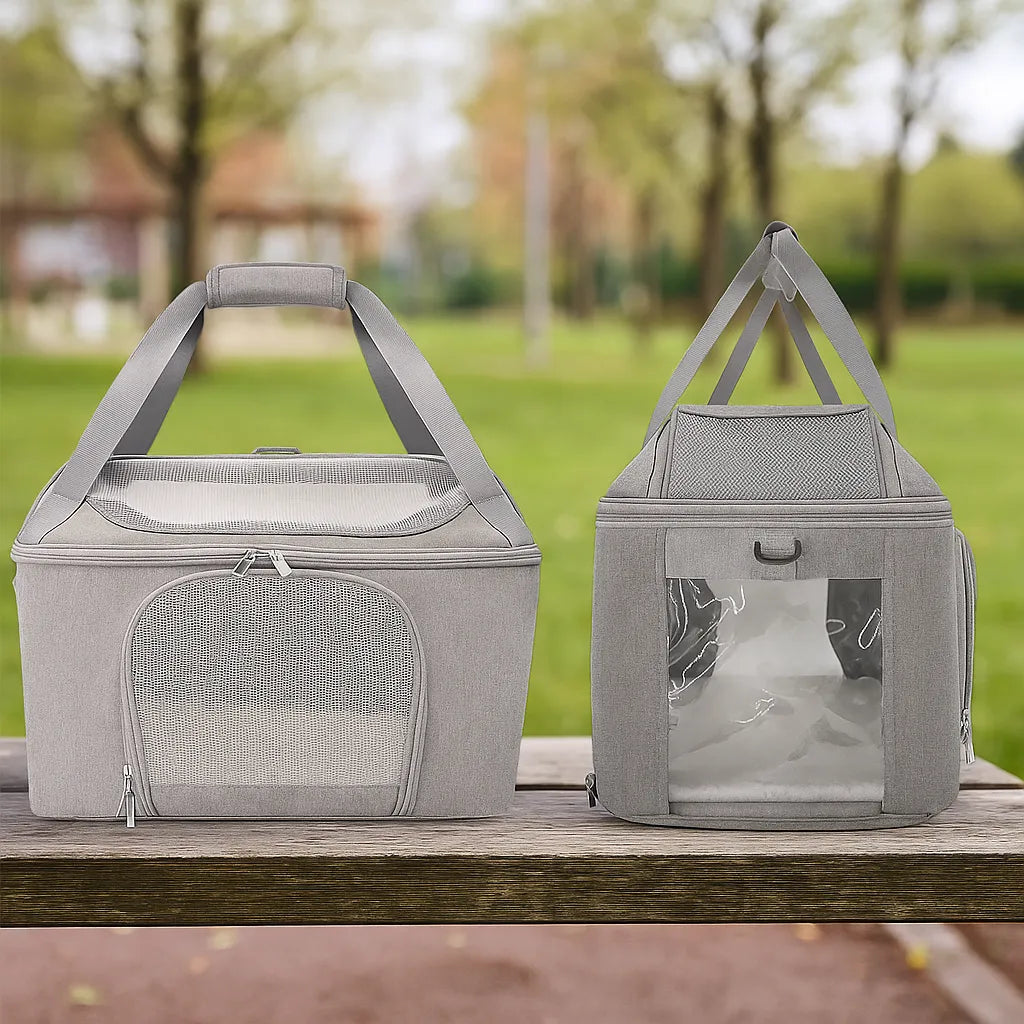 Transportbox Katze faltbar | Leicht & atmungsaktiv