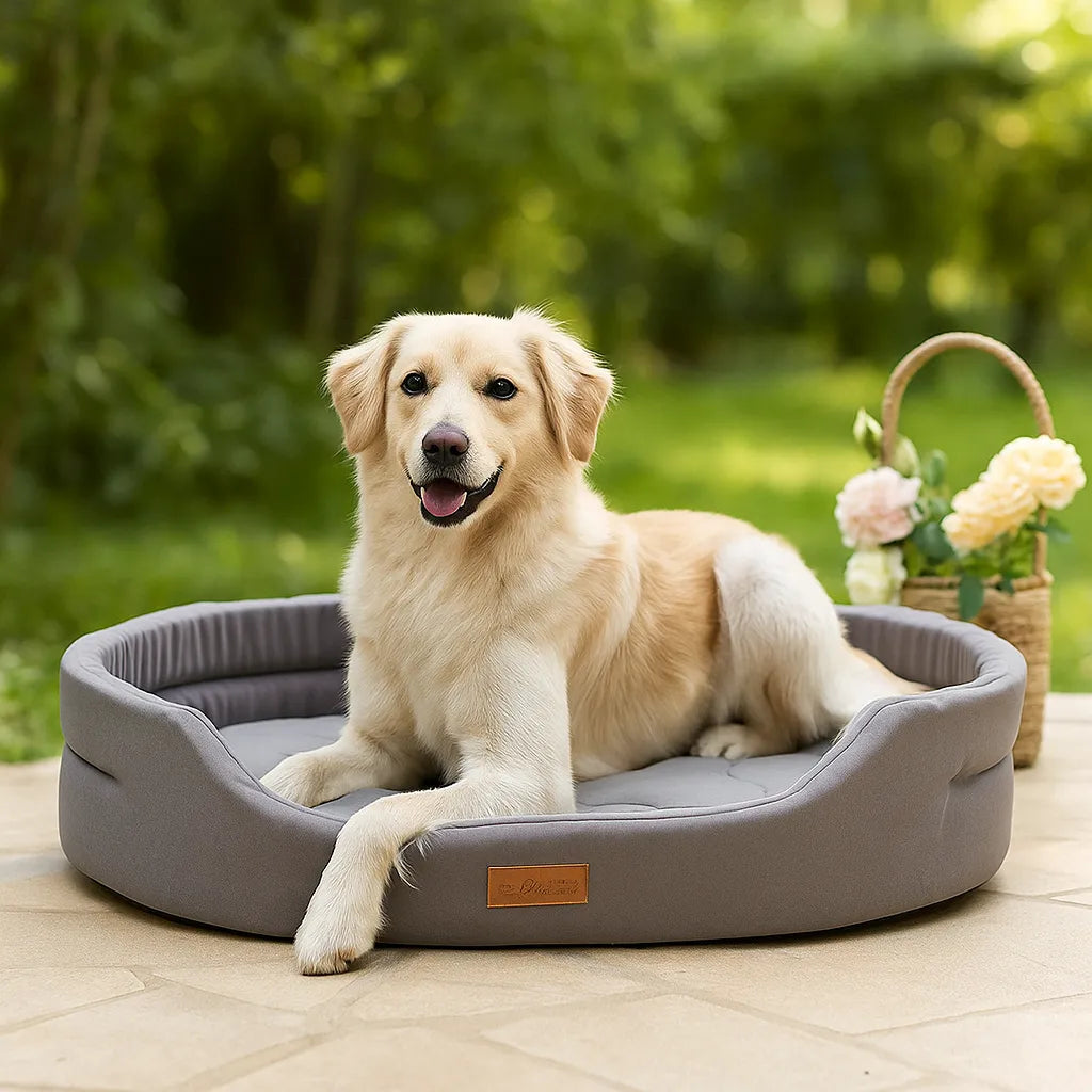 Hundebett weich & waschbar | Kuscheliges Hundekissen für kleine bis große Hunde