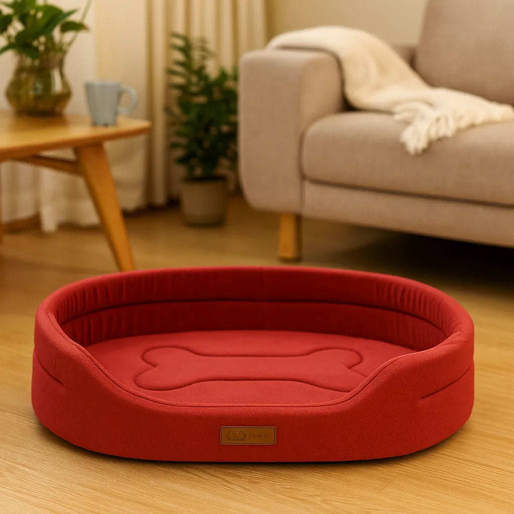 Hundebett weich & waschbar | Kuscheliges Hundekissen für kleine bis große Hunde