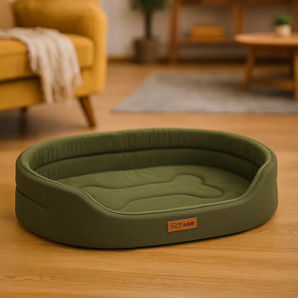 Hundebett weich & waschbar | Kuscheliges Hundekissen für kleine bis große Hunde