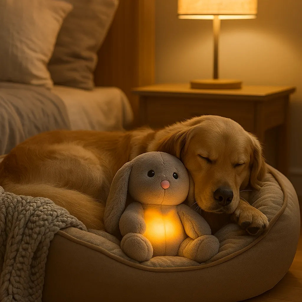 Herzschlag Kuscheltier Hund | Beruhigung bei Angst & Stress