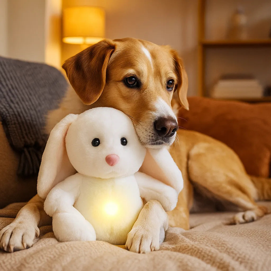 Herzschlag Kuscheltier Hund | Beruhigung bei Angst & Stress