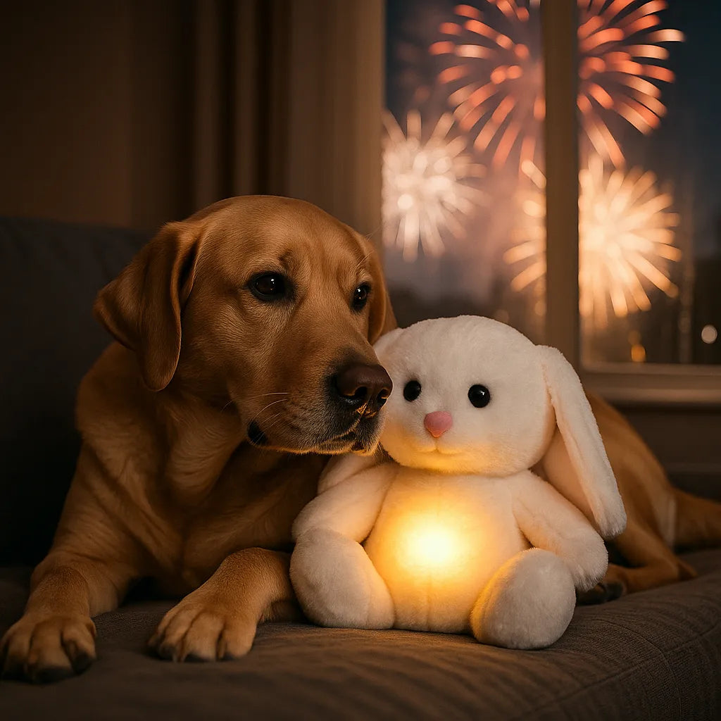 Herzschlag Kuscheltier Hund | Beruhigung bei Angst & Stress