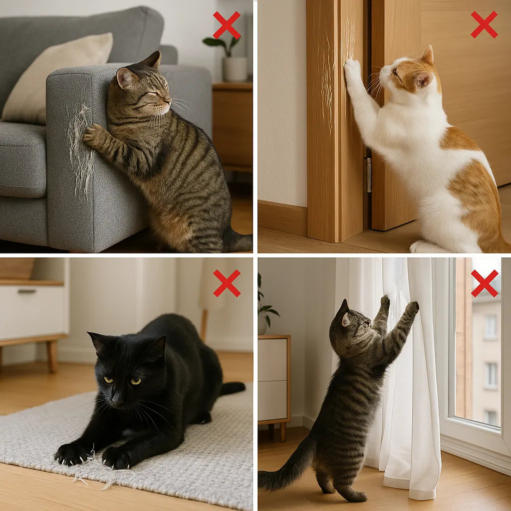 Katzen Kratzbaum mit Sisal | Stabil & robust als Möbelschoner