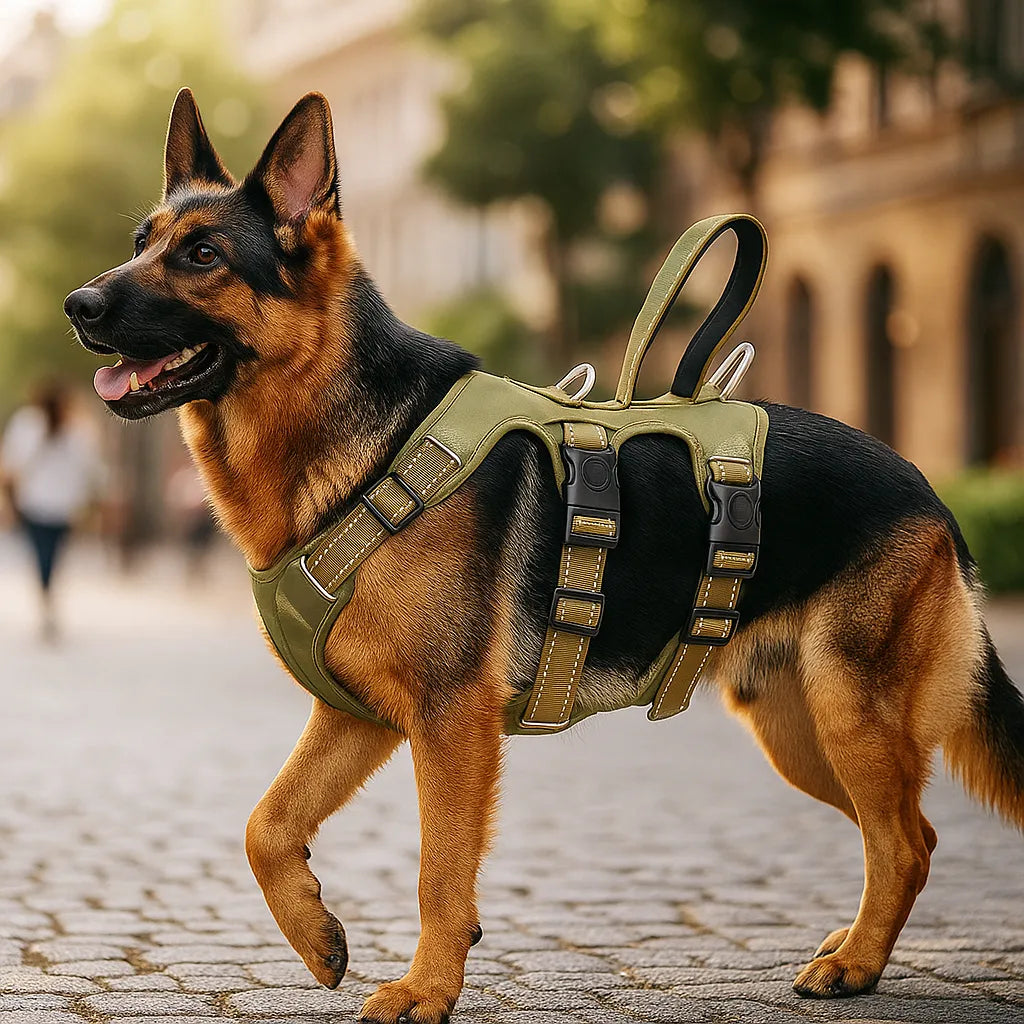 Hundegeschirr gepolstert & reflektierend | Anti-Zieh Brustgeschirr