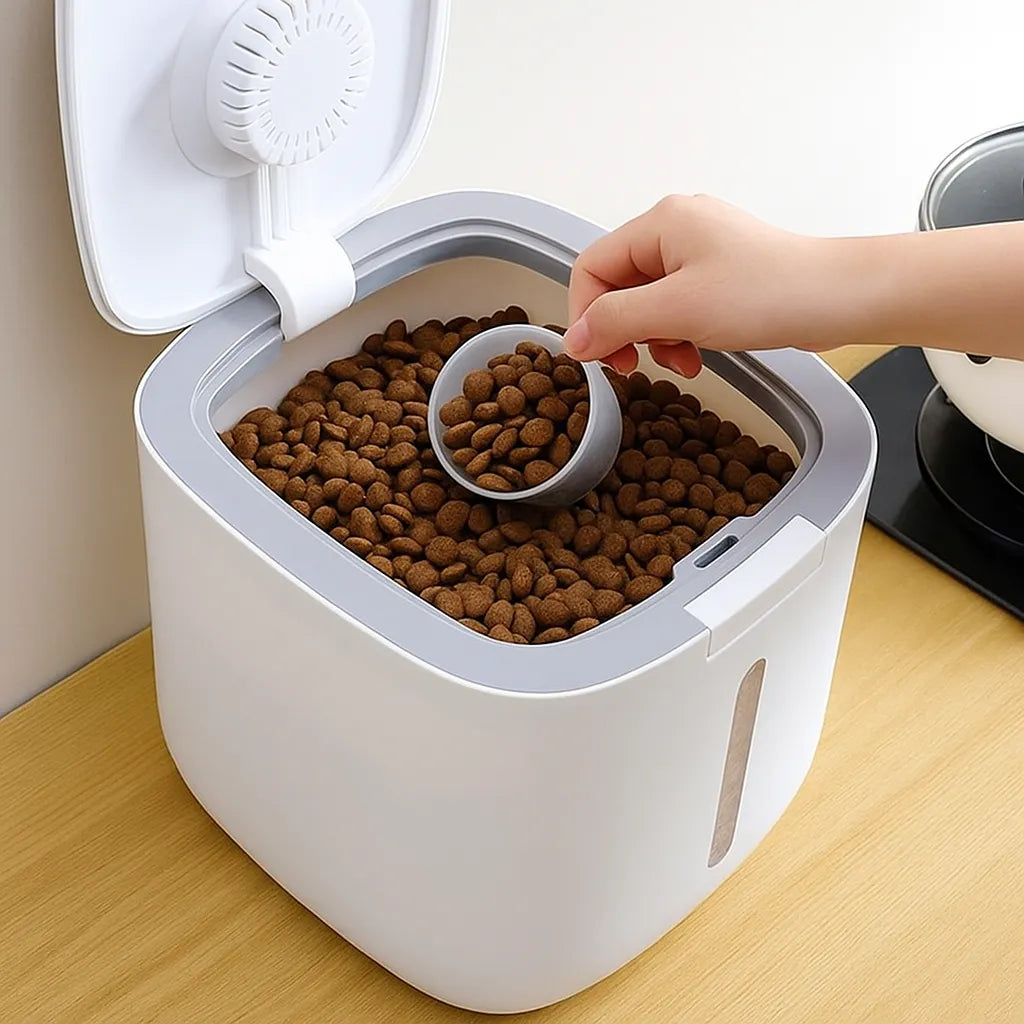 Futtertonne Katze luftdicht | Katzenfutterbox für Trockenfutter