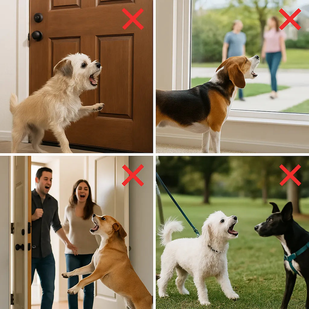 Antibellhalsband Hund | Erziehungshalsband mit Fernbedienung