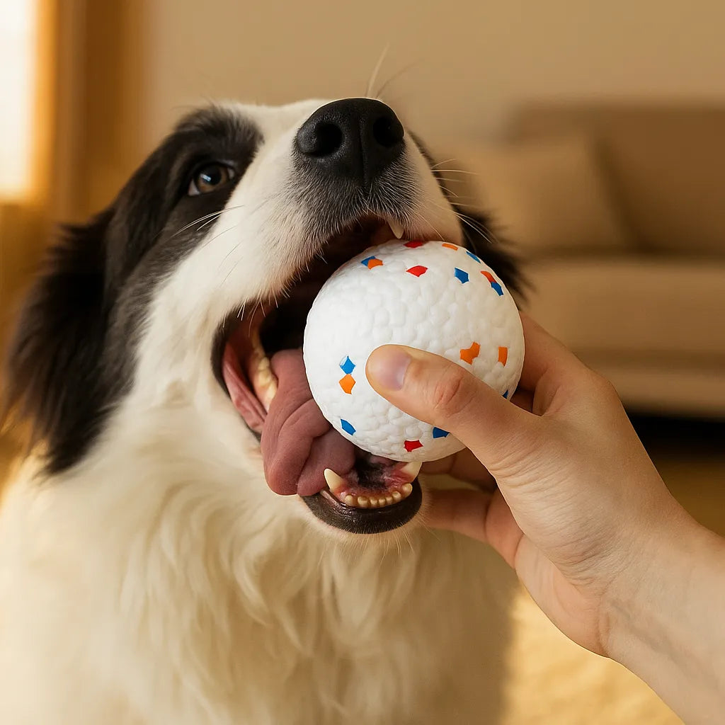 Hundespielzeug unverwüstlich | Robuster Ball für starke Kauer