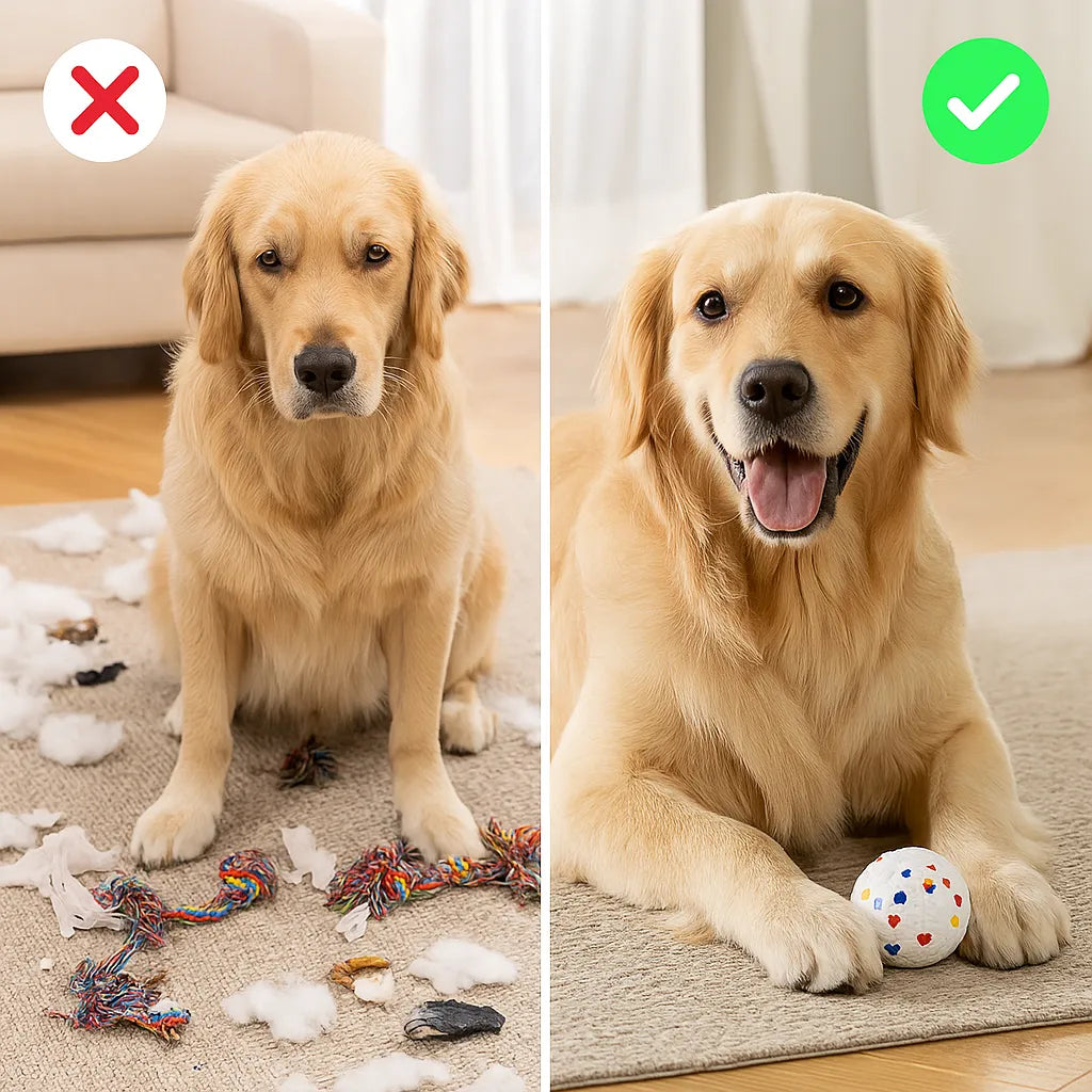 Hundespielzeug unverwüstlich | Robuster Ball für starke Kauer