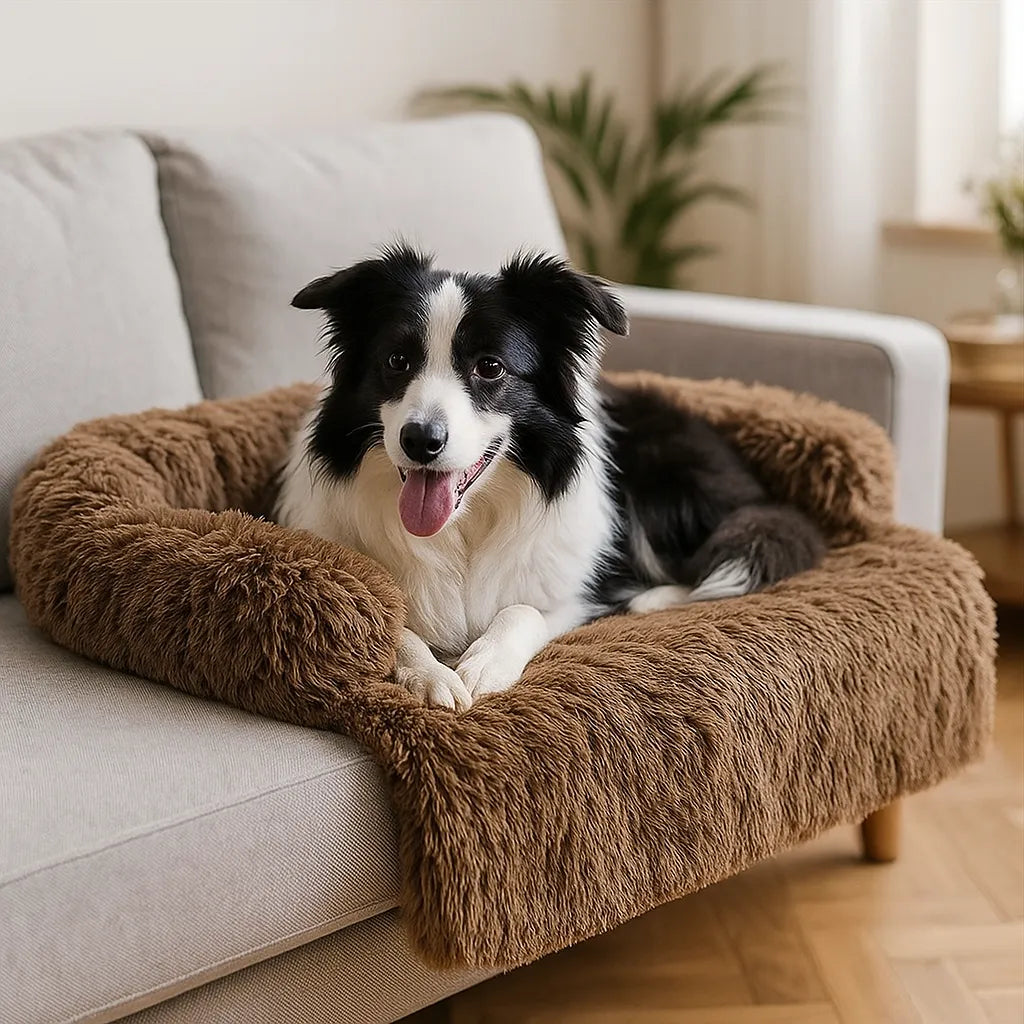 Fluffy Hundebett & Hundedecke | Waschbar, weich & rutschfest
