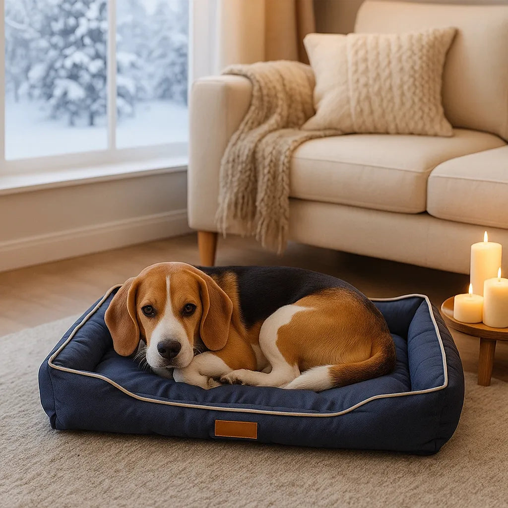 Wasserfestes Hundebett für drinnen & draußen | Robust, abwaschbar & pflegeleicht