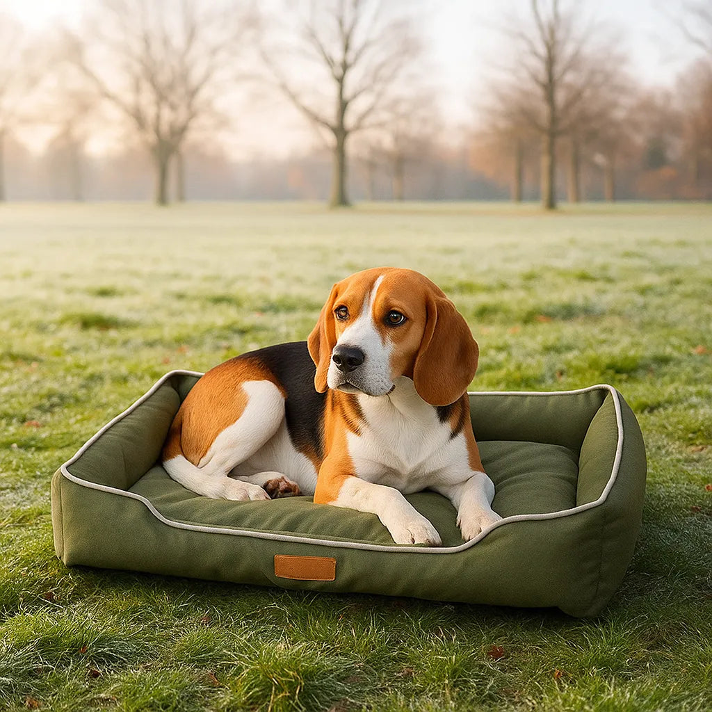 Wasserfestes Hundebett für drinnen & draußen | Robust, abwaschbar & pflegeleicht