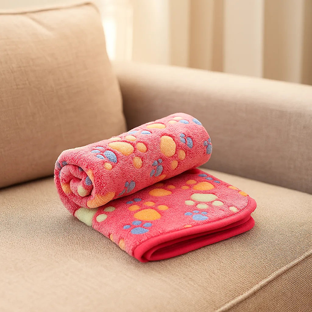 Hundedecke aus Fleece | Weiche, waschbare Kuscheldecke für Hunde