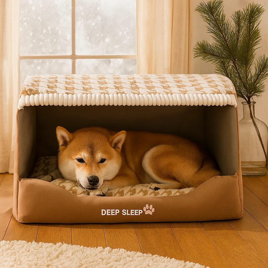 Hundebett aus Arctic Fleece | Weiches Kuschelnest für Hunde, atmungsaktiv & warm