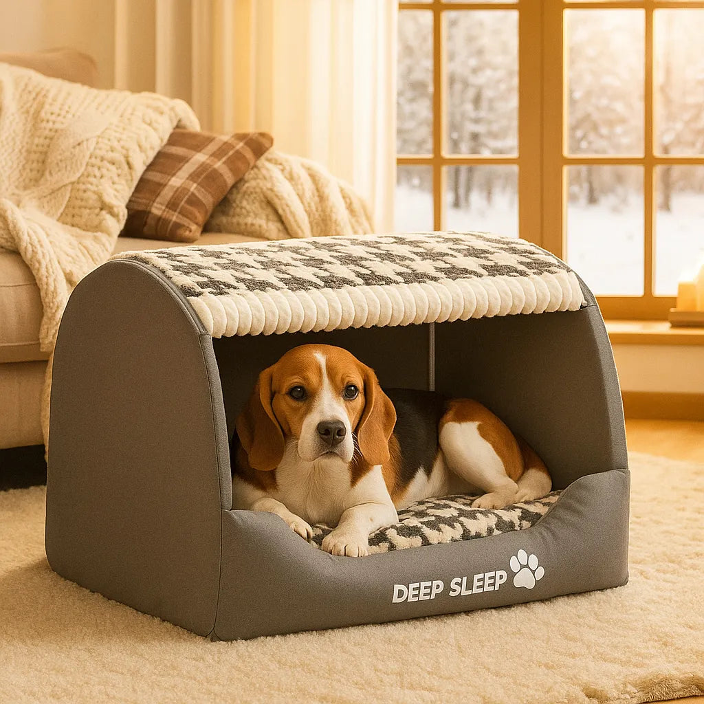 Hundebett aus Arctic Fleece | Weiches Kuschelnest für Hunde, atmungsaktiv & warm