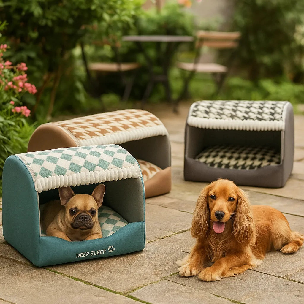 Hundebett aus Arctic Fleece | Weiches Kuschelnest für Hunde, atmungsaktiv & warm