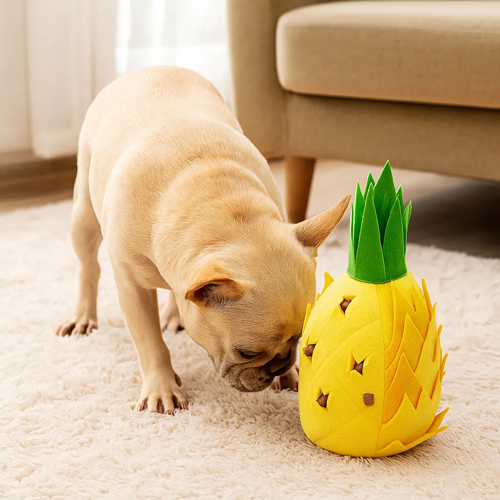 Interaktives Hundespielzeug | Snack-Fächer & Quietsch-Sound für aktives Spielen