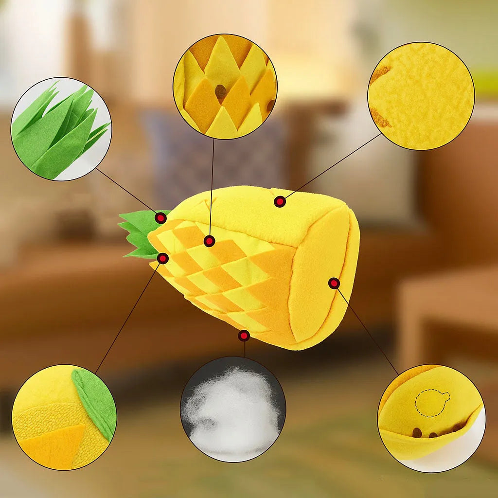 Interaktives Hundespielzeug | Snack-Fächer & Quietsch-Sound für aktives Spielen