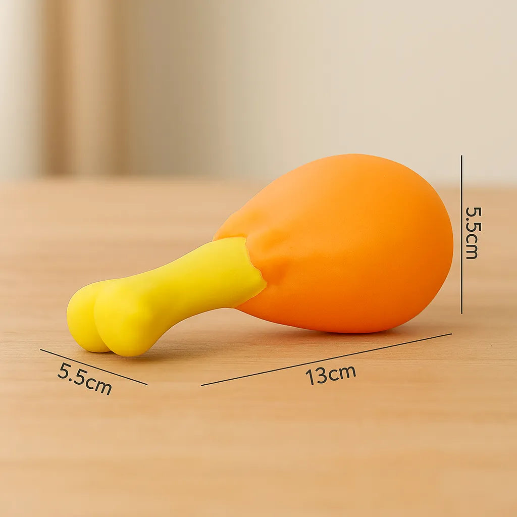 Interaktives Hundespielzeug Knochen | Wit Quietsch-Sound & Zahnpflege-Effekt