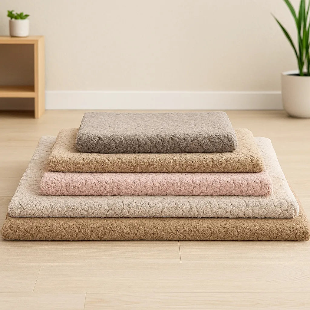 Hundebett mit abnehmbarem Bezug | Waschbar, rutschfest & warm für den Winter