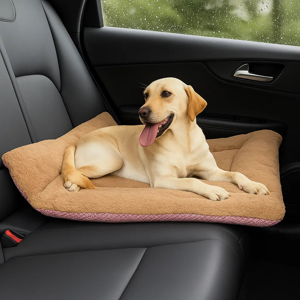 Hundebett waschbar | Rutschfestes & warmes Kuschelbett für Zuhause & unterwegs