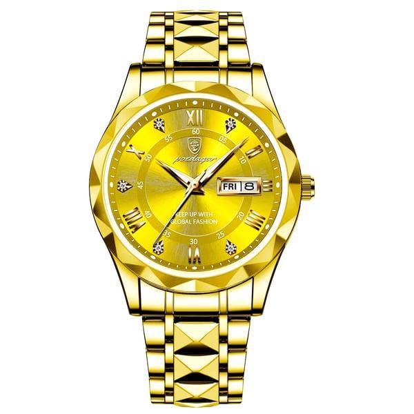 Wasserdichte Luxus-Herrenarmbanduhr von der Top-Marke mit leuchtender Funktion