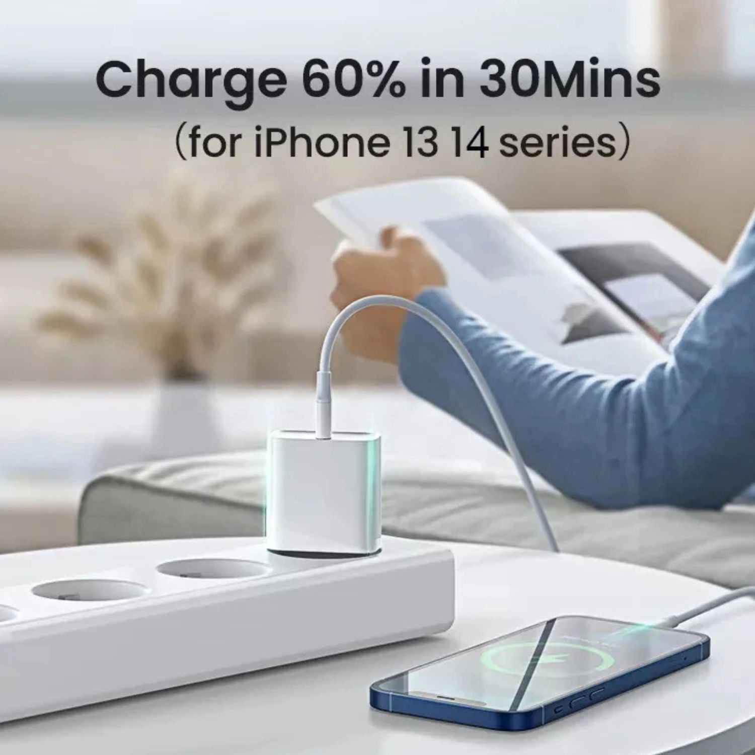 Evolved Chargers 20W USB-C PD Stecker & USB-C Ladegerät – Schnellladegerät für USB-C Geräte