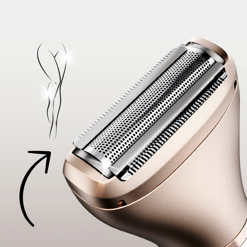 2-in-1-Elektrorasierer für Damen