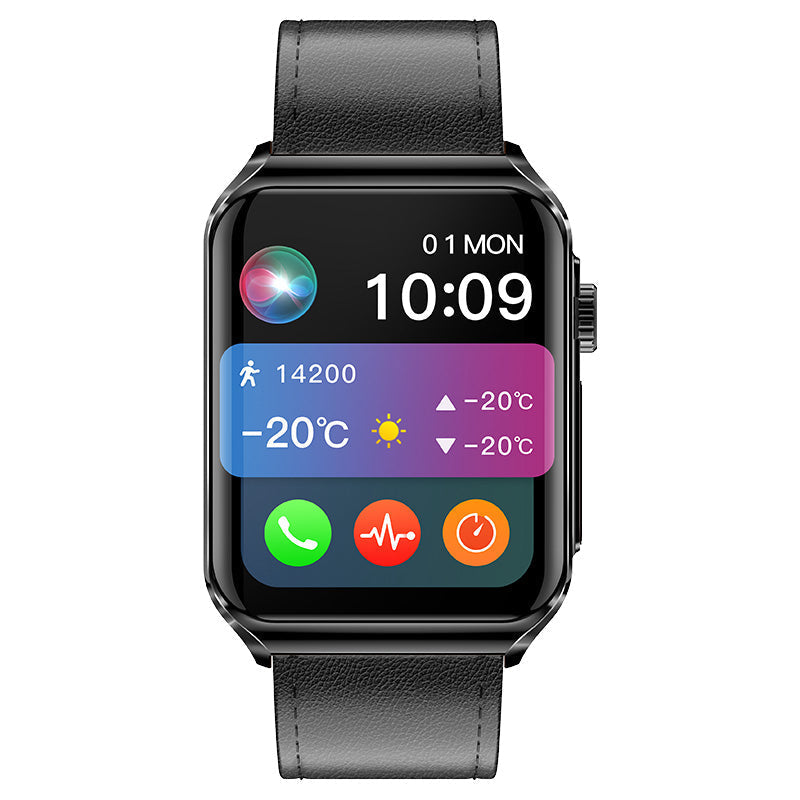 ECG-Test Blutlipide Harnsäure One Touch Wählen SOS-Anrufe Smartwatch