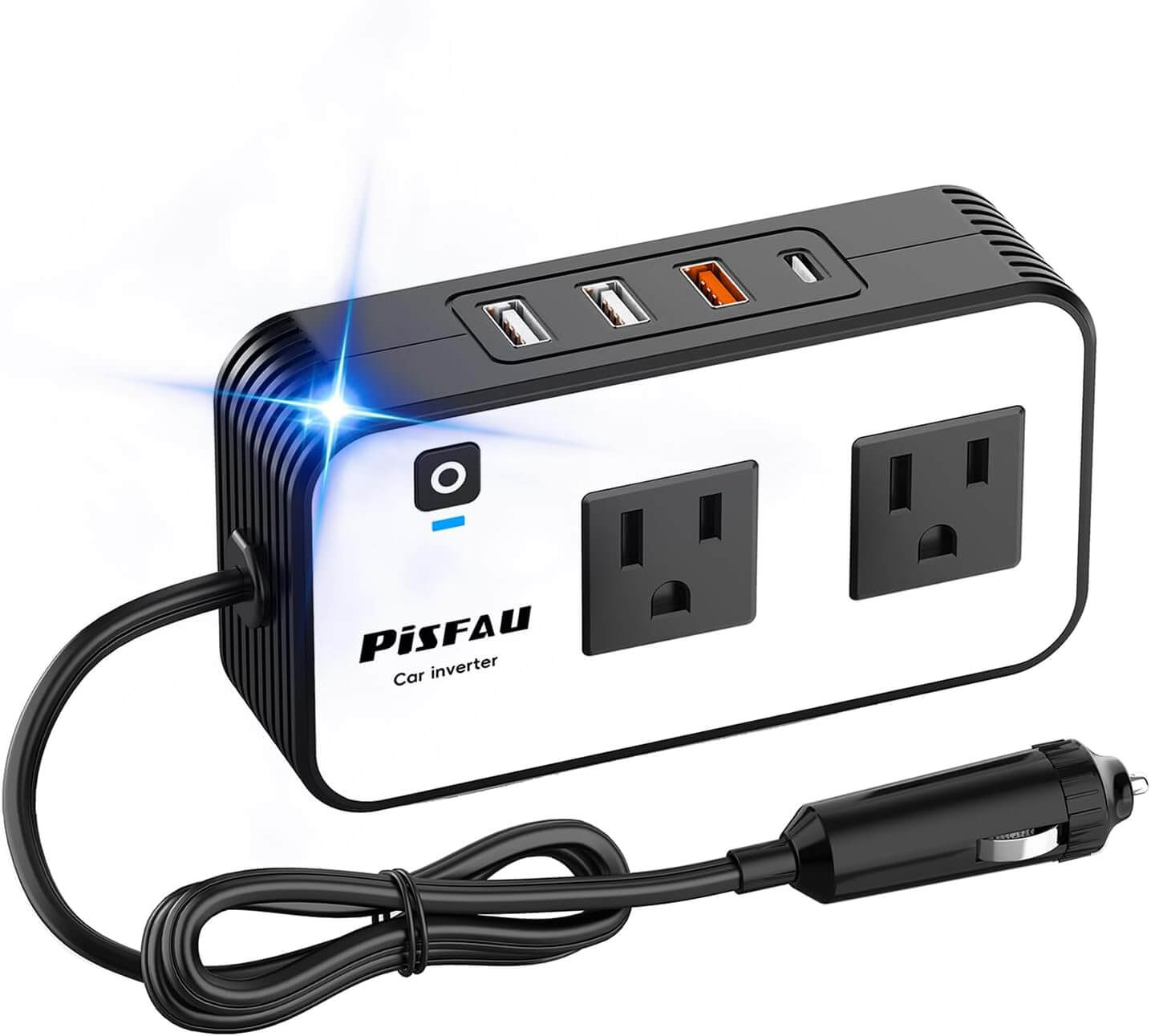 Zelara Auto Wechselrichter 12V auf 220V AC mit USB