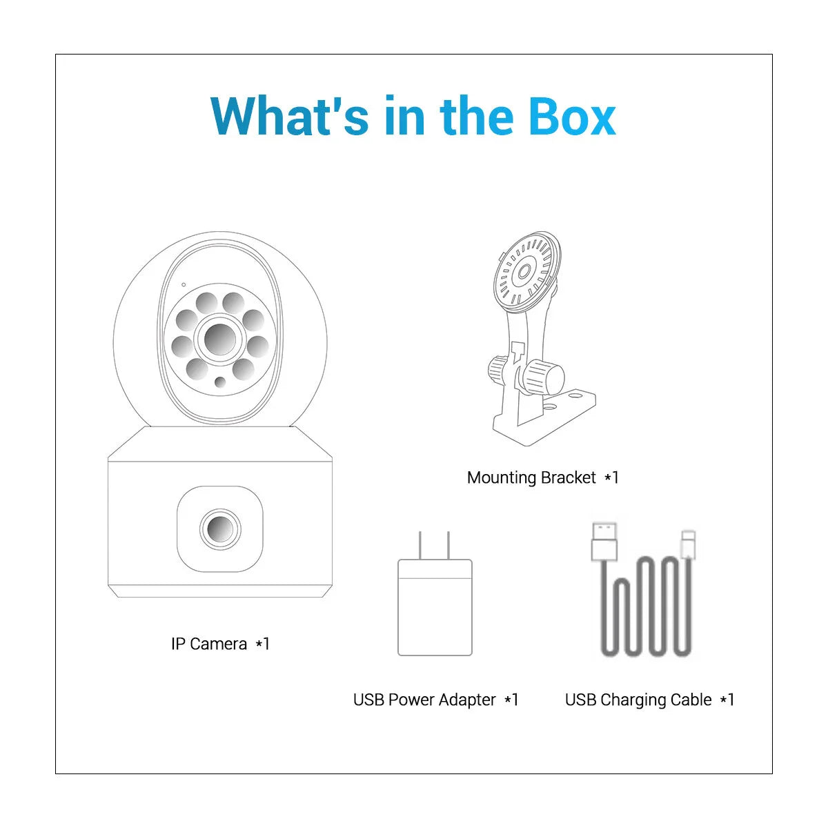 ESCAM QF010 Dual-Linsen 2MP WiFi IP-Kamera mit Schwenk-/Neigefunktion, Bewegungserkennung, Cloud-Speicher, Zwei-Wege-Audio, Nachtsicht, Wasserdicht