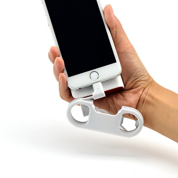 Flaschenöffner Lightning & Micro USB-Kabel