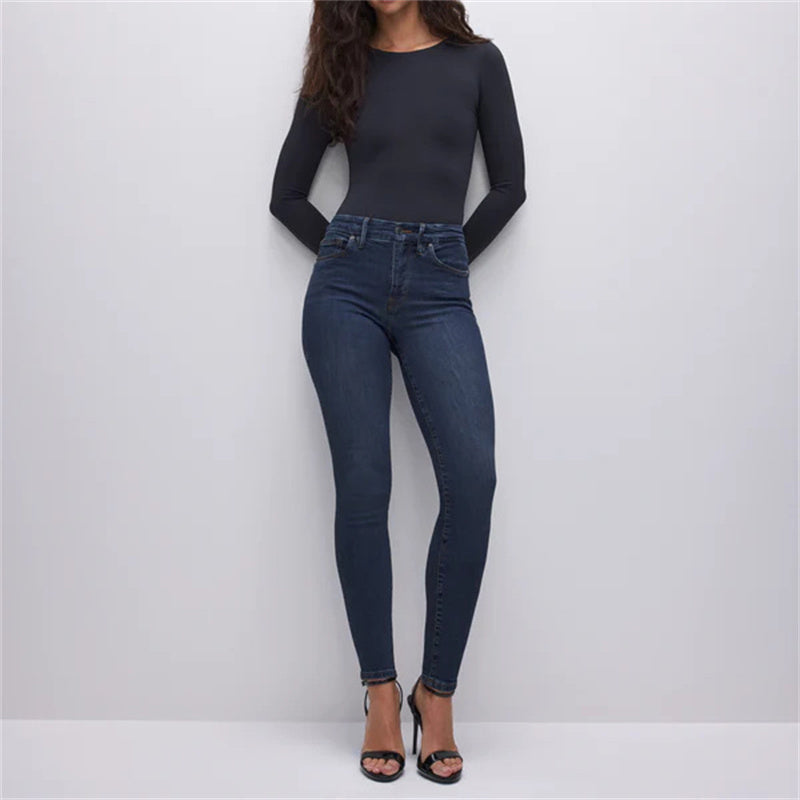 Formende Skinny Tummy Control Jeans - Perfekte Passform und Komfort