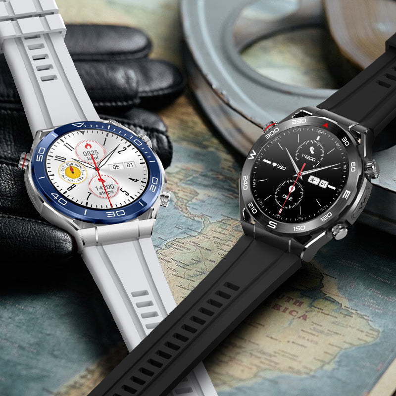 Gesundheits-Smartwatch mit Blutzucker-, EKG- und Herzfrequenzüberwachung