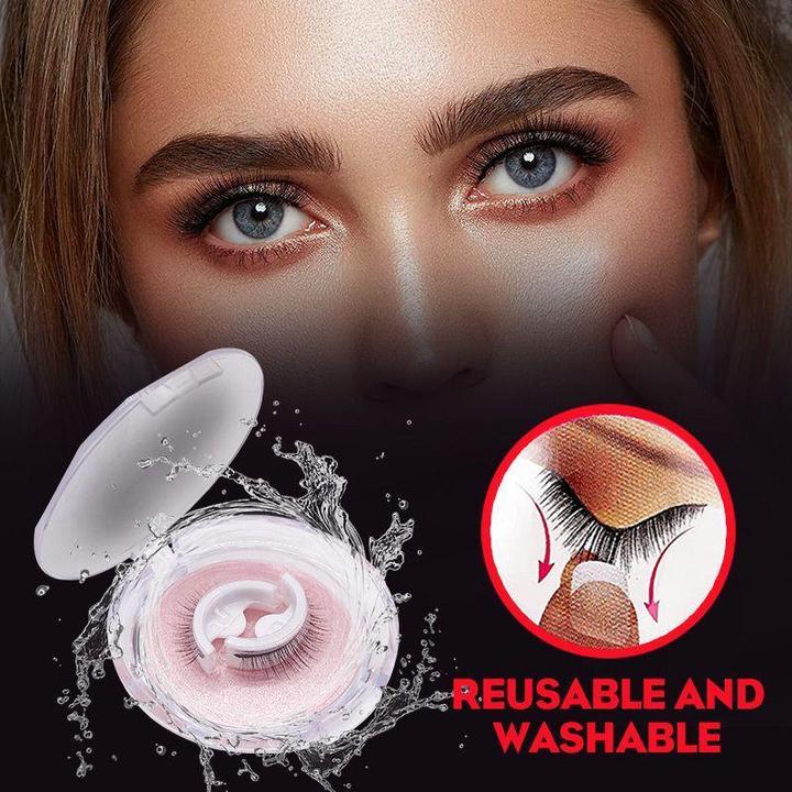 Wiederverwendbare selbstklebende Wimpern für natürlichen Wimpern-Look