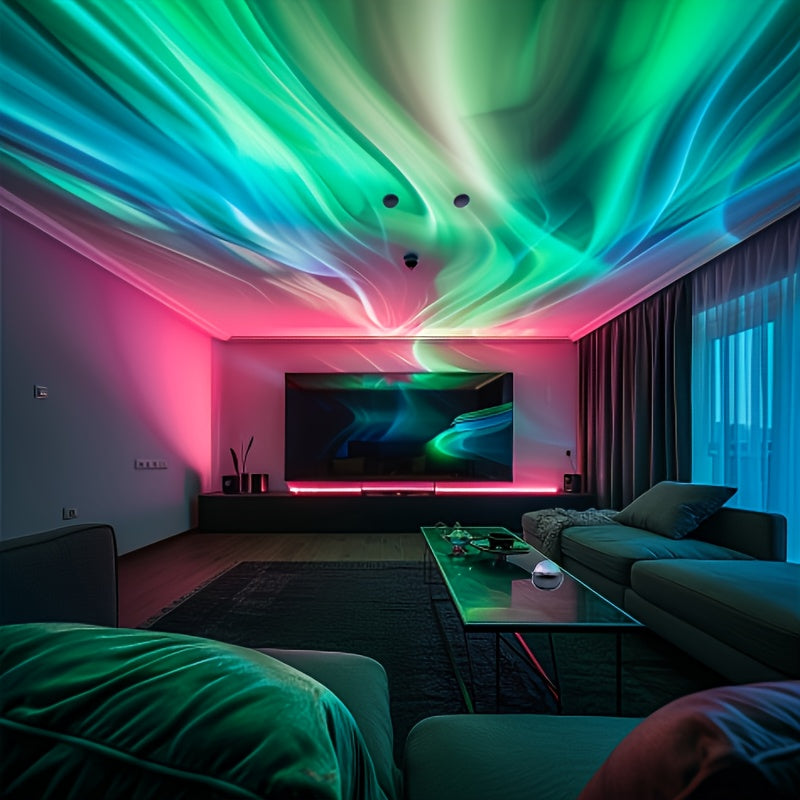 Magischer Lichtshow-Projektor – Bezauberndes, farbenfrohes Sternenhimmel-Effekt
