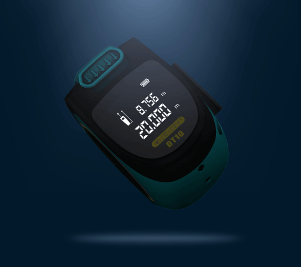 2 In 1 Laser Maßband Werkzeug Elektronische Entfernung